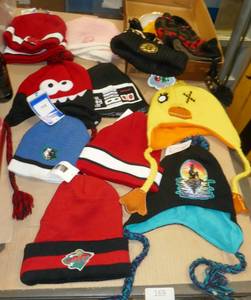 lot 169 image: Lot of 13 new stocking hats - kids to adult