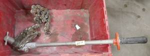 lot 257 image: Ridgid 246 cast iron pipe cutter