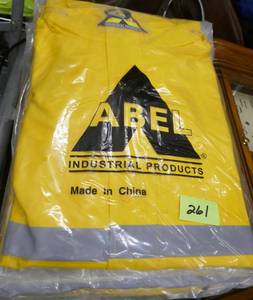 lot 261 image: FOUR 3XL Rain suits