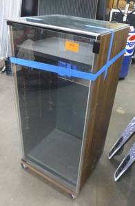 lot 285 image: Stereo cabinet - tape is on for transport