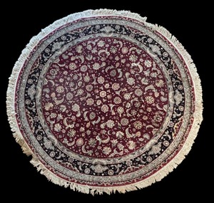 lot 44C image: Vintage Circular Area Rug