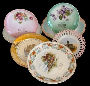 lot 75 image: Assorted Vintage Souvenir Plates including Aberdeen, Browns Valley, Pine City and More