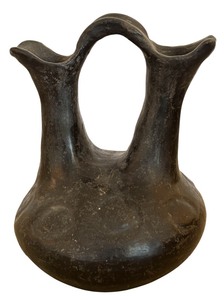 lot 73 image: Vintage Pueblo Native American Wedding Vase
