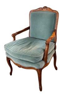 lot 39 image: Vintage French Louis XV Style Arm Chair