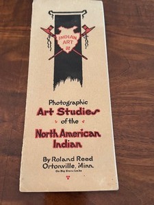 lot 178 image: Vintage Brochure Art Studies of the North American Indian