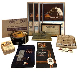 lot 270 image: Variety of Vintage RCA WM. H. Jensen Adverting Memorabilia  Vintage RCA Victor Memorabilia
