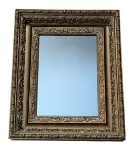 lot 249 image: Vintage Gold Framed Wall Mirror