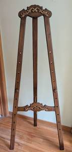 lot 291 image: Carved Wood Easel
