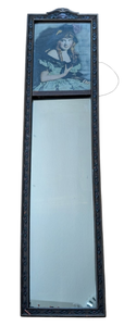 lot 289 image: Vintage Portrait Print Wall Mirror