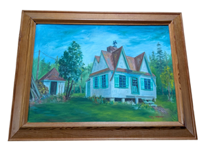 lot 300 image: Scenic Alan Lundberg Painting on Board