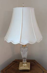 lot 119 image: Waterford Crystal Table Lamp