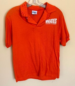 lot 372 image: Vintage Wheaties Size Medium Polo Shirt