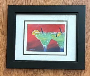 lot 407 image: Margarita Sunset Framed Print by Diana Madaras