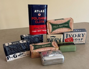 lot 418 image: Fels-Naptha Soap, Ivory Soap, P & G White Laundry Soap and More