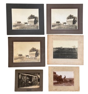 lot 230 image: Collection of Black and White Rural Life Antique Photographs