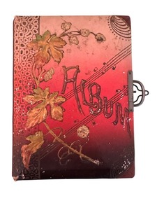 lot 234 image: Antique Photo Album with Black and White Antique Photographs