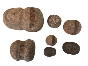 lot 240 image: Native American Antique Mauls and Ax Heads  Native American Artifacts