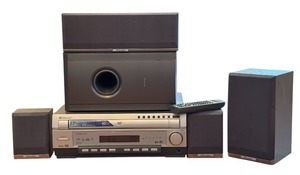 lot 305 image: Pioneer DVD Receiver XV-HTD510 and Speakers