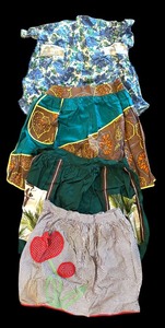 lot 302 image: Four Vintage Aprons