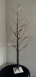 lot 101 image: Light Up Faux Tree Decor