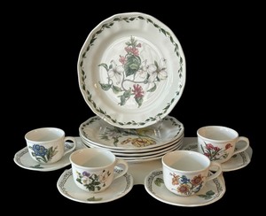 lot 63 image: Noritake Casual Gourmet Garden Dinner Plates, Cups and Saucers