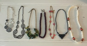 lot 83 image: Variety of Beautiful Necklaces