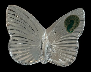 lot 225 image: Waterford Crystal Butterfly Figurine