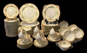 lot 261 image: Vintage Noritake Iris China Grouping