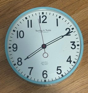 lot 289 image: Sterling & Noble Clock