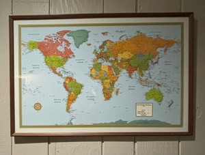 lot 296 image: Wonderful World Map