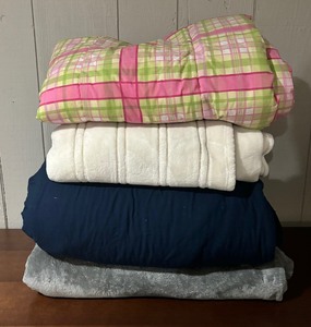 lot 305 image: Four Warm and Cozy Blankets