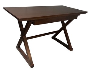 lot 8 image: Mid Century Style Desk  Wooden Student Study Desk