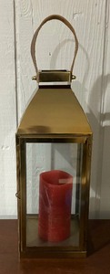lot 339 image: Decorative Brass Lantern