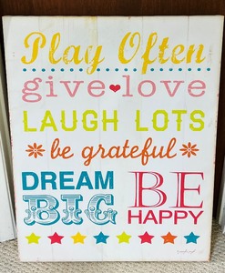 lot 387 image: Bright Canvas Art
