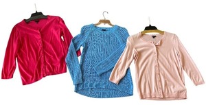 lot 258 image: Three Talbots Sweaters in Spring Colors
