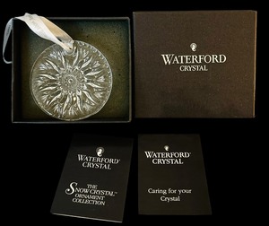 lot 256 image: Waterford Crystal 2008 Times Square Ball 100th Anniversary Disk Ornament