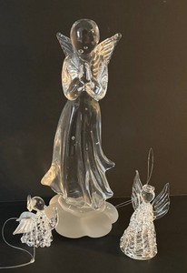 lot 371 image: Angel Figurine with Ornaments