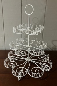 lot 376 image: Decorative Three Tier Serving Stand