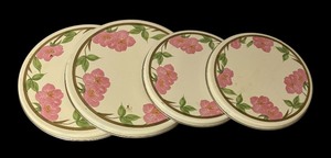lot 379 image: Franciscan Dessert Rose Burner Covers