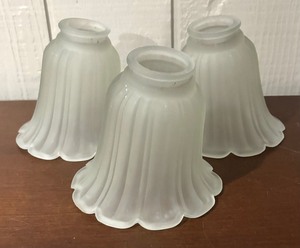 lot 415 image: Three Glass Lamp Shades