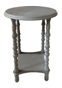lot 417 image: Petite Grey Accent Table