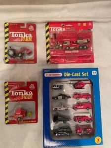 lot 57 image: Collection of Die-Cast Vehicle Miniatures Sets Including Tonka and Kid Connection
