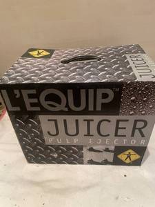 lot 60 image: LEquip Juicer Pulp Ejector with Stainless Steel Bowl