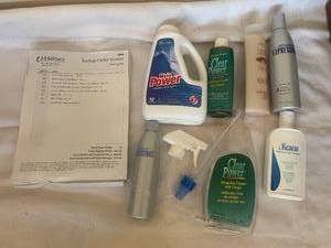 lot 68 image: Lot of Melaleuca Health and Cleaning Products Including T36-C5 Melaleuca Oil and Clear Power Cleaner