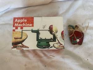 lot 83 image: Apple Machine with Decorative Ornament