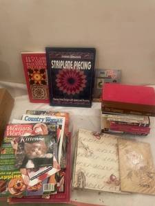 lot 108 image: Assorted Collection of Craft Books, Magazines, and Notebooks