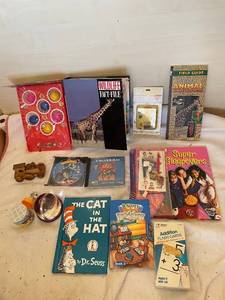 lot 125 image: Assorted Childrens Educational Books, Games, and Toys