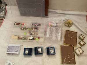 Collection of Jewelry Components and Assorted Jewelry Pieces