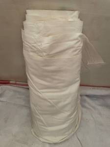 lot 187 image: Roll of 100% Cotton Muslin Fabric - Natural