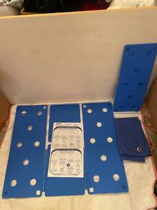 lot 196 image: FlipFold Shirt Folding Board Set with Instructions